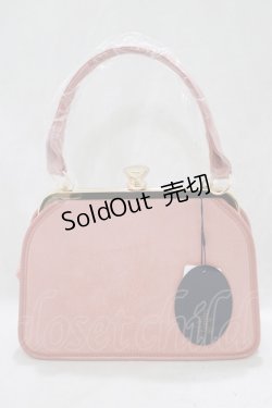 画像2: an another angelus / フレームローズ刺繍別珍がま口バッグ  ピンク H-25-03-11-059-CA-BG-NS-ZH