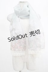 Enchantlic Enchantilly / 雪の白鳥物語のストール  ブルー H-25-03-11-061-LO-ZA-NS-ZH