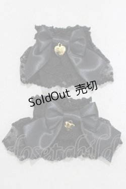 画像1: Angelic Pretty / Cute Ribbonお袖とめ  ブラック H-25-03-11-065-AP-ZA-NS-ZH