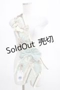 Hoshibako Works / シャンティクリーム・パティスリー リボンエシャルプ 全長：144cm/幅：11cm ミント H-25-03-11-068-LO-ZA-NS-ZH