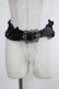 画像1: axes femme / クラシカルバックルベルト Free ブラック H-25-03-11-070-AX-AC-NS-ZH (1)