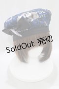 Royal Princess Alice / PUNK CATベレー帽  青チェック H-25-03-11-077-LO-AC-NS-ZH