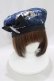 画像1: Royal Princess Alice / PUNK CATベレー帽  青チェック H-25-03-11-077-LO-AC-NS-ZH (1)
