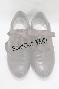 m petit by misako / NINA’ｓコラボシューズ L ブラウン H-25-03-11-082-LO-SH-NS-ZH