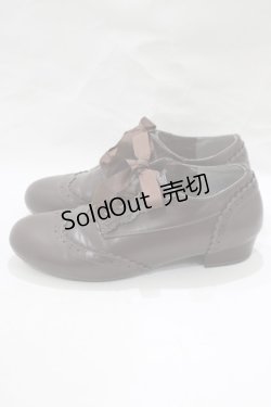 画像2: m petit by misako / NINA’ｓコラボシューズ L ブラウン H-25-03-11-082-LO-SH-NS-ZH