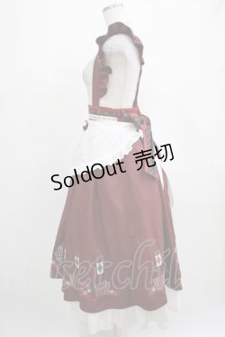 画像2: Amavel / 大正浪漫の夢紀行ロングスカート Free ボルドー H-25-03-11-008-CA-SK-NS-ZH