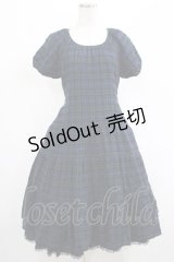 PINK HOUSE / チェックティアードワンピース Free ネイビー H-25-03-11-012-LO-OP-NS-ZH