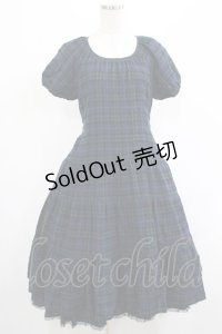 PINK HOUSE / チェックティアードワンピース Free ネイビー H-25-03-11-012-LO-OP-NS-ZH