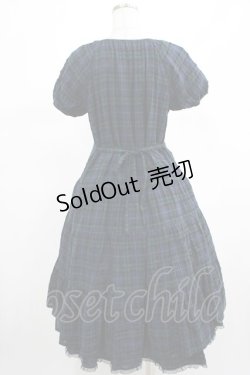画像3: PINK HOUSE / チェックティアードワンピース Free ネイビー H-25-03-11-012-LO-OP-NS-ZH