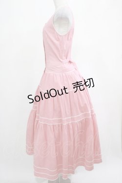 画像2: PINK HOUSE / ギンガムチェックノースリーブワンピース Free レッド H-25-03-11-013-LO-OP-NS-ZH