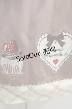 画像4: Amavel / いちごのカップケーキエプロンジャンパースカート Free ピンク H-25-03-11-014-CA-SK-NS-ZH