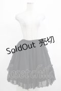 Victorian maiden / フリルシフォンアンダースカート Free ブラック H-25-03-11-018-CL-SK-NS-ZH
