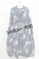 Royal Princess Alice / PUNK CATワンピース Lサイズ 青チェック H-25-03-11-003-LO-OP-NS-ZH