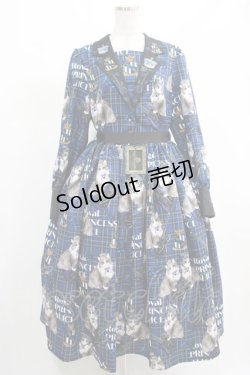 画像1: Royal Princess Alice / PUNK CATワンピース Lサイズ 青チェック H-25-03-11-003-LO-OP-NS-ZH