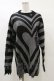画像1: KILL STAR / Libi Sweater S 黒×シルバーグレー H-25-03-12-046-SL-TO-KB-ZH (1)