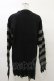 画像2: KILL STAR / Libi Sweater S 黒×シルバーグレー H-25-03-12-047-SL-TO-KB-ZI (2)