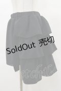 LAND by MILKBOY / FRILLY SKIRT  ブラック H-25-03-12-057-MB-SK-KB-ZH