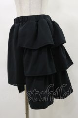 LAND by MILKBOY / FRILLY SKIRT  ブラック H-25-03-12-057-MB-SK-KB-ZH
