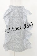 Jane Marple Dans Le Salon / Liberty flowerフラッフィースカート M ブルー H-25-03-12-058-JM-SK-KB-ZH
