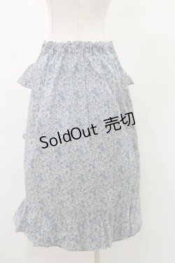 画像2: Jane Marple Dans Le Salon / Liberty flowerフラッフィースカート M ブルー H-25-03-12-058-JM-SK-KB-ZH
