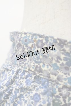 画像3: Jane Marple Dans Le Salon / Liberty flowerフラッフィースカート M ブルー H-25-03-12-058-JM-SK-KB-ZH