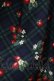 画像4: Emily Temple cute / Strawberry Tartanノースリーブワンピース  ネイビー H-25-03-12-065-ET-OP-KB-ZH (4)