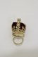 画像1: Jane Marple / Coronation Crown Ring 11号 アンティークゴールド H-25-03-12-005-JM-AC-KB-ZH (1)