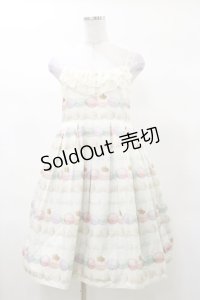 Leur Getter / Tiara Macaronキャミワンピース M オフ H-25-03-12-067-LU-OP-KB-ZH