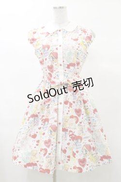 画像1: Shirley Temple / アンティークハートフルシャツワンピース 160(カスタムあり) オフ H-25-03-12-068-ET-OP-KB-ZH