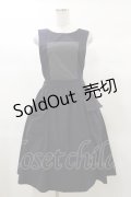 Jane Marple / Vintage Poplin Bicolorジャンパースカート M ネイビー H-25-03-12-069-JM-OP-KB-ZH
