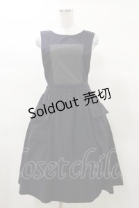 Jane Marple / Vintage Poplin Bicolorジャンパースカート M ネイビー H-25-03-12-069-JM-OP-KB-ZH