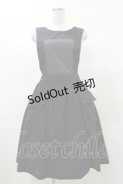 画像1: Jane Marple / Vintage Poplin Bicolorジャンパースカート M ネイビー H-25-03-12-069-JM-OP-KB-ZH