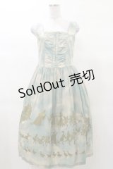 Jane Marple / Golden gooseレースアップドレス M ブルースカイ H-25-03-12-070-JM-OP-KB-ZH