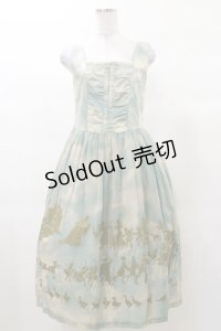Jane Marple / Golden gooseレースアップドレス M ブルースカイ H-25-03-12-070-JM-OP-KB-ZH
