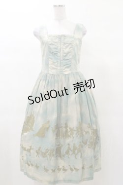 画像1: Jane Marple / Golden gooseレースアップドレス M ブルースカイ H-25-03-12-070-JM-OP-KB-ZH
