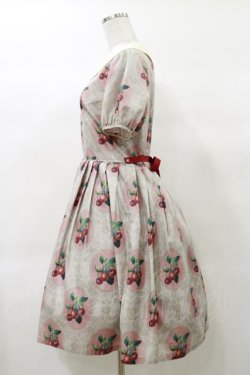 画像3: Leur Getter / Cherry Lace袖付ワンピース M ピンク H-25-03-12-072-LU-OP-KB-ZH