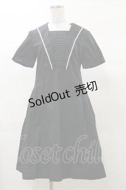 画像1: bullion / セーラーワンピース  ブラック H-25-03-12-075-EL-OP-KB-ZH