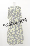 Jane Marple / Lemon Lime folkyドレス M ネイビー H-25-03-12-076-JM-OP-KB-ZH