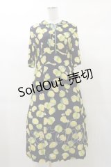 Jane Marple / Lemon Lime folkyドレス M ネイビー H-25-03-12-076-JM-OP-KB-ZH