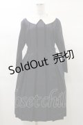 Jane Marple / ウーステッドポプリンのドミトリーワンピース M ネイビー H-25-03-12-078-JM-OP-KB-ZH