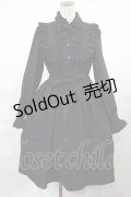 Physical Drop / スタンドカラーチュニックワンピース Free ブラック H-25-03-12-1005-LO-OP-NS-ZH