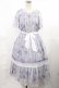 画像1: axes femme / 紫陽花シフォンワンピース M ラベンダー H-25-03-12-1009-AX-OP-NS-ZH (1)