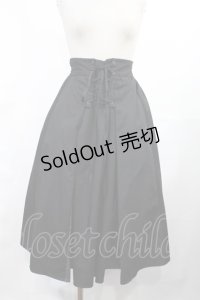 axes femme / レースアップスカート M ブラック H-25-03-12-1012-AX-SK-NS-ZH