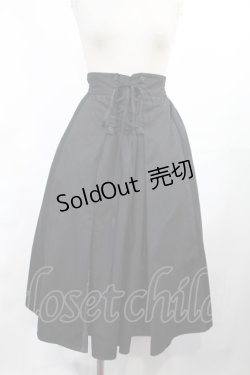 画像1: axes femme / レースアップスカート M ブラック H-25-03-12-1012-AX-SK-NS-ZH