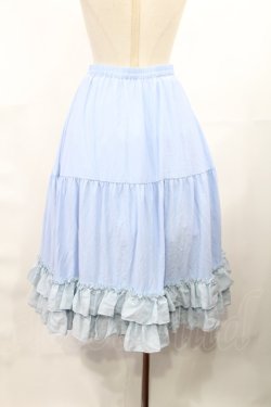 画像2: axes femme kawaii / ミディフリルペチスカート M サックス H-25-03-12-1013-AX-SK-NS-ZH
