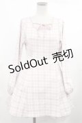 evelyn / チェックフィットワンピース Free ピンク H-25-03-12-1016-LO-OP-NS-ZH
