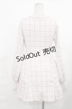 画像2: evelyn / チェックフィットワンピース Free ピンク H-25-03-12-1016-LO-OP-NS-ZH