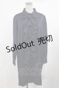 Maison de FLEUR Petite Robe / フロントリボンドレス M ネイビー H-25-03-12-1017-EL-OP-NS-ZH