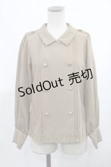 Maison de FLEUR Petite Robe canone / 屈しないナポレオンブラウス Free Brown H-25-03-12-1028-EL-BL-NS-ZH
