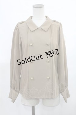 画像1: Maison de FLEUR Petite Robe canone / 屈しないナポレオンブラウス Free Brown H-25-03-12-1028-EL-BL-NS-ZH
